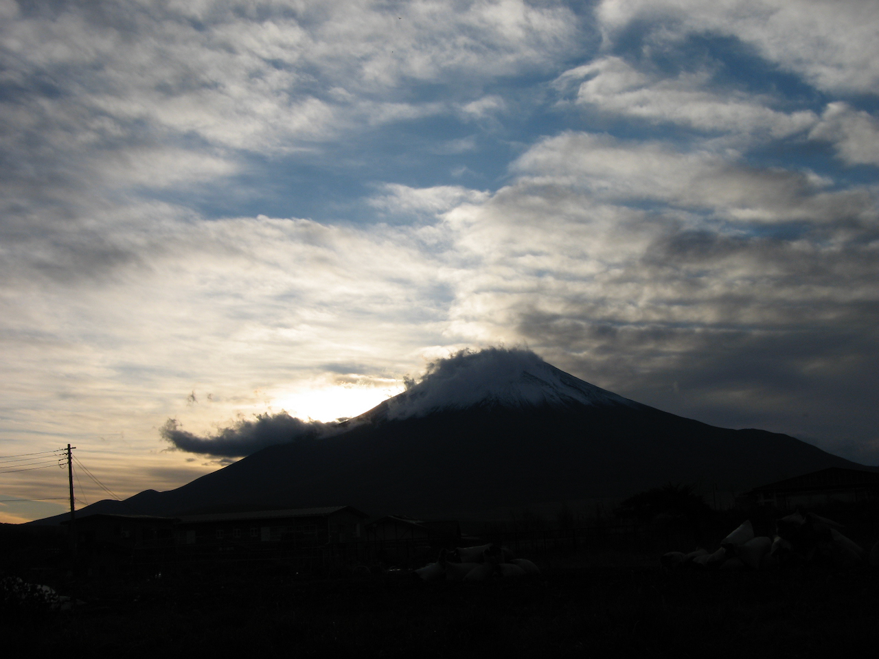 Mt. Fuji at sunset